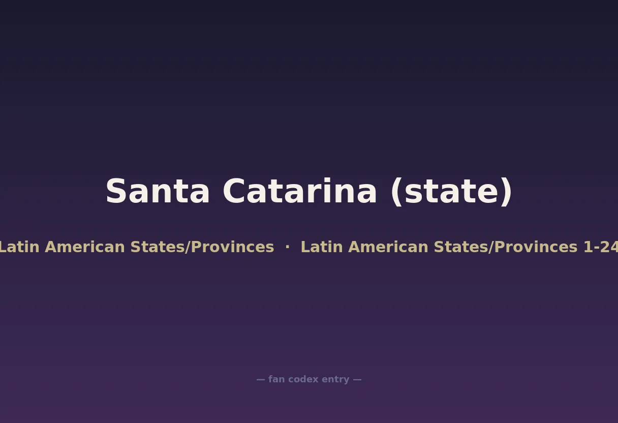 Santa Catarina (state)