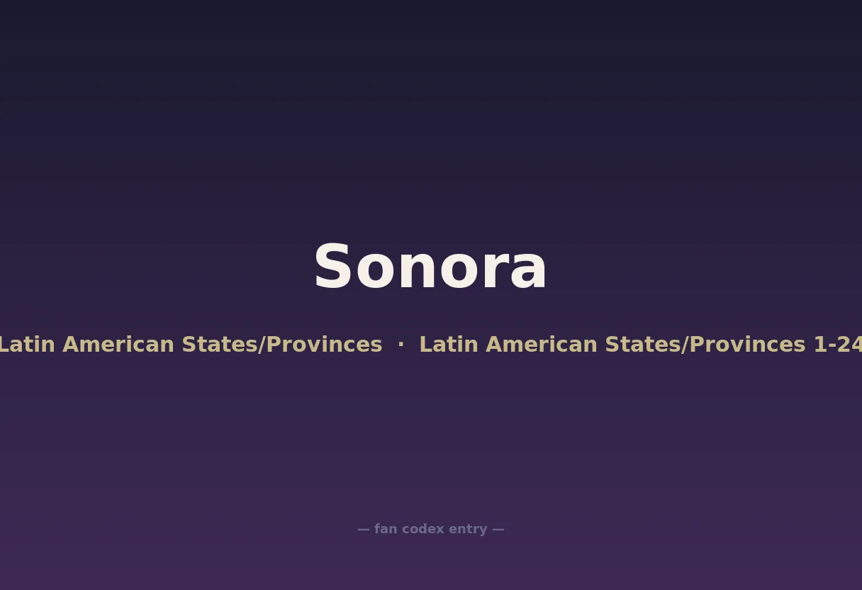Sonora