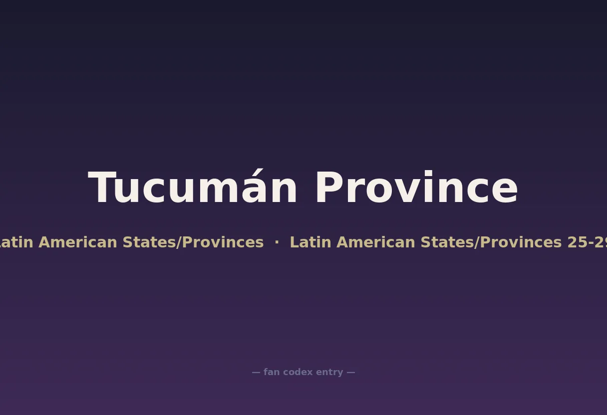 Tucumán Province